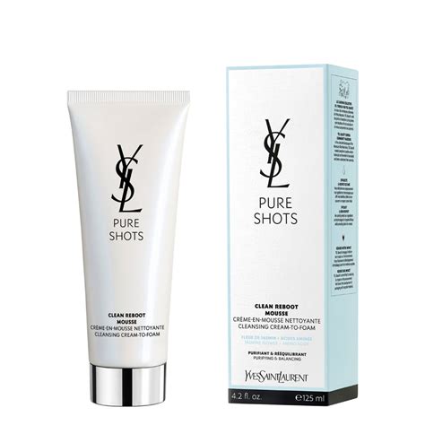 Discover the new YSL Beauty Pure Shots Clean Reboot Mousse